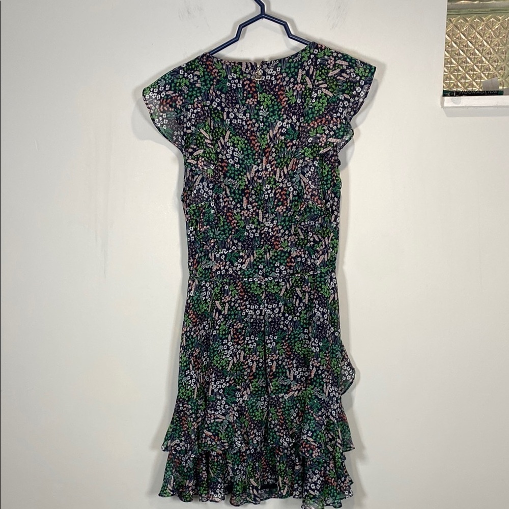 Tommy Hilfiger Floral Mini Dress Flutter Sleeve Size 14 Spring - Picture 10 of 14